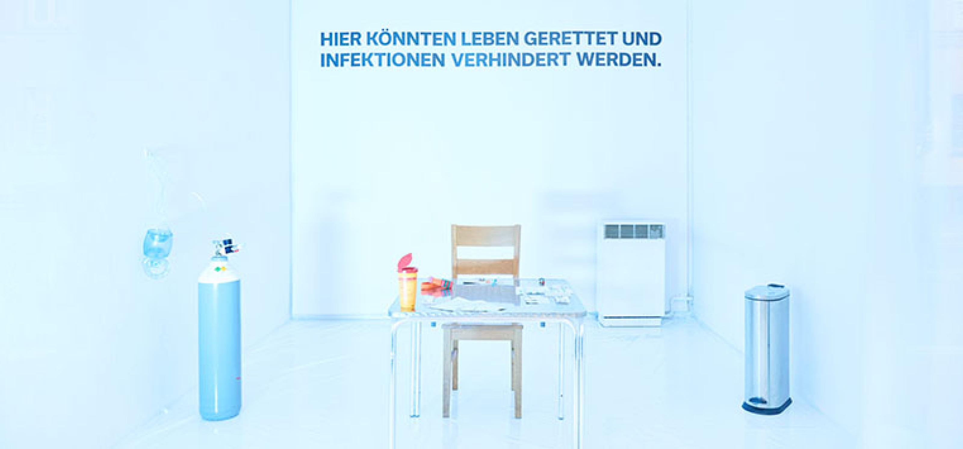 Pop-up drug consumption room by Deutsche Aidshilfe in Munich